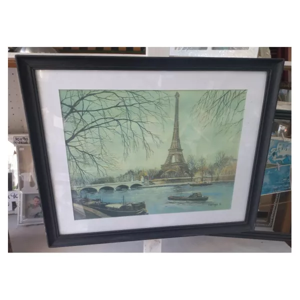 Cuadro Torre Eiffel color. H