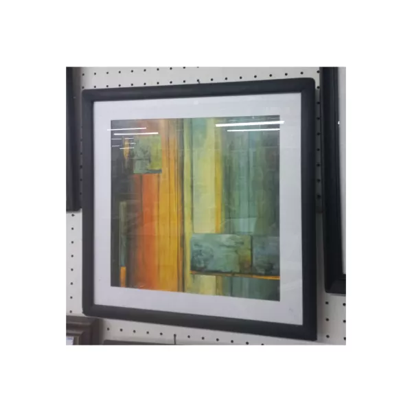 Cuadro abstracto cajón